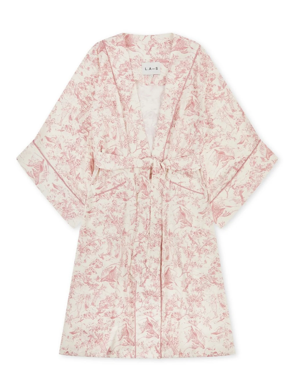 L.A-S SIGNATURE TOILE ROBE ROSE TOILE - Image 4