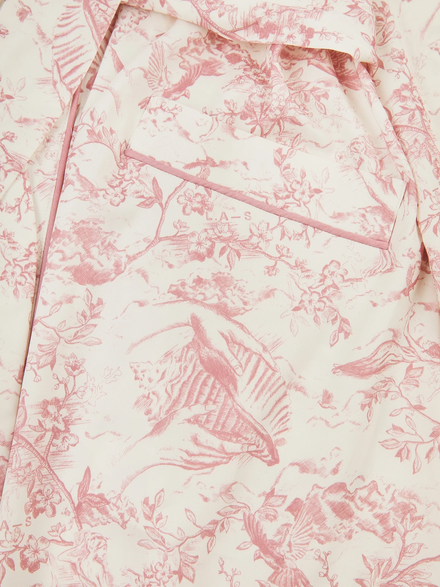 L.A-S SIGNATURE TOILE ROBE ROSE TOILE - Image 8