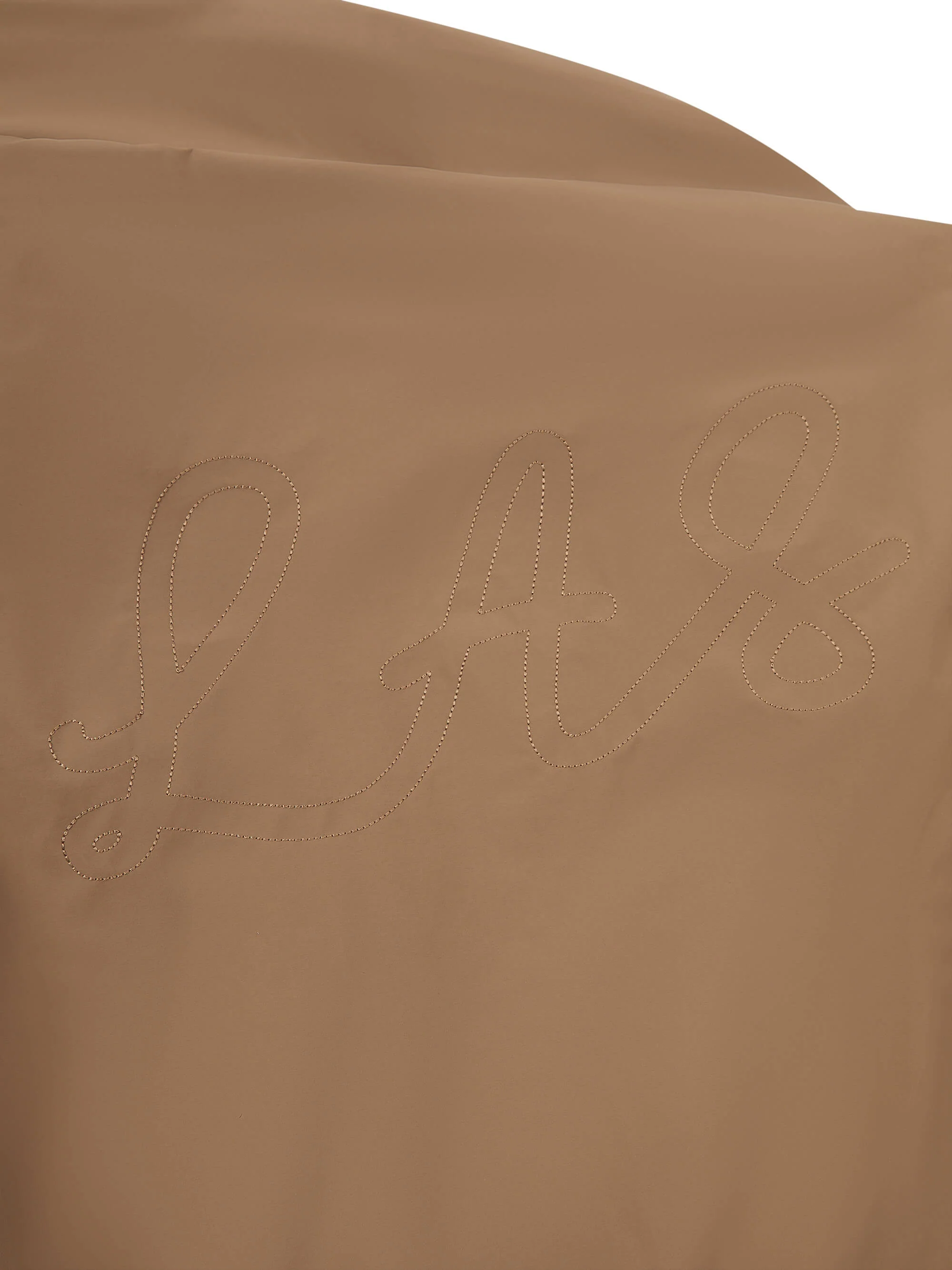 'MARAIS' SHAWL COLLAR BELTED PUFFER OVERSIZED JACKET BROWN - Image 10
