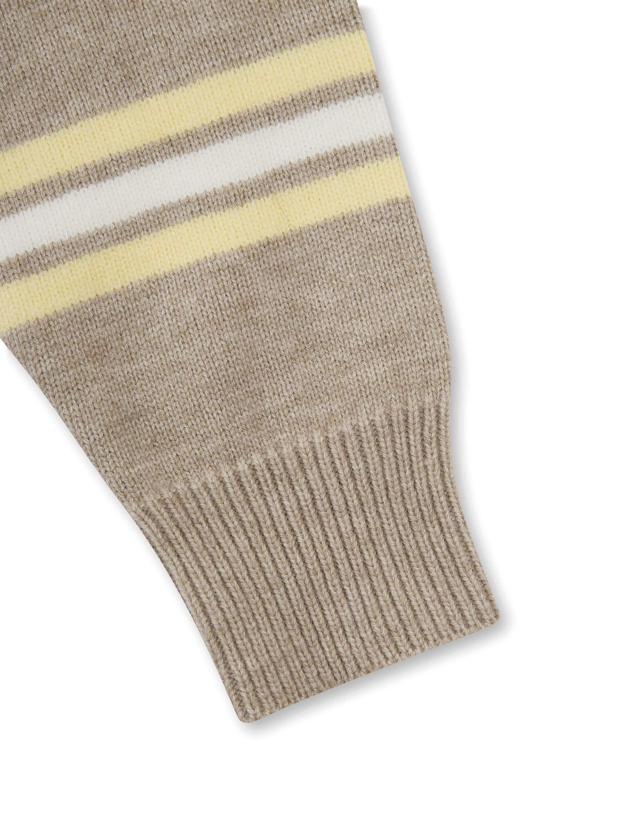 'SUKI' LAS KNITTED RUGBY TOP YELLOW MULTI - Image 10